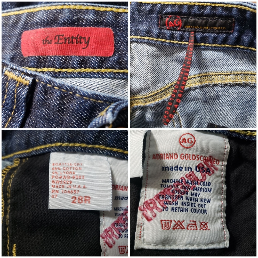 AG Adriano Goldschmied Sz 28R The Entity Irregular - Picture 10 of 15
